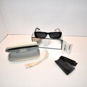 ATTCL Women’s Polarized Sunglasses – Chunky Rectangle Frame – UV Protection – Bl